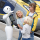 Pepper the robot meets Eurostar customers at St Pancras International station in London, England on October 23, 2018.